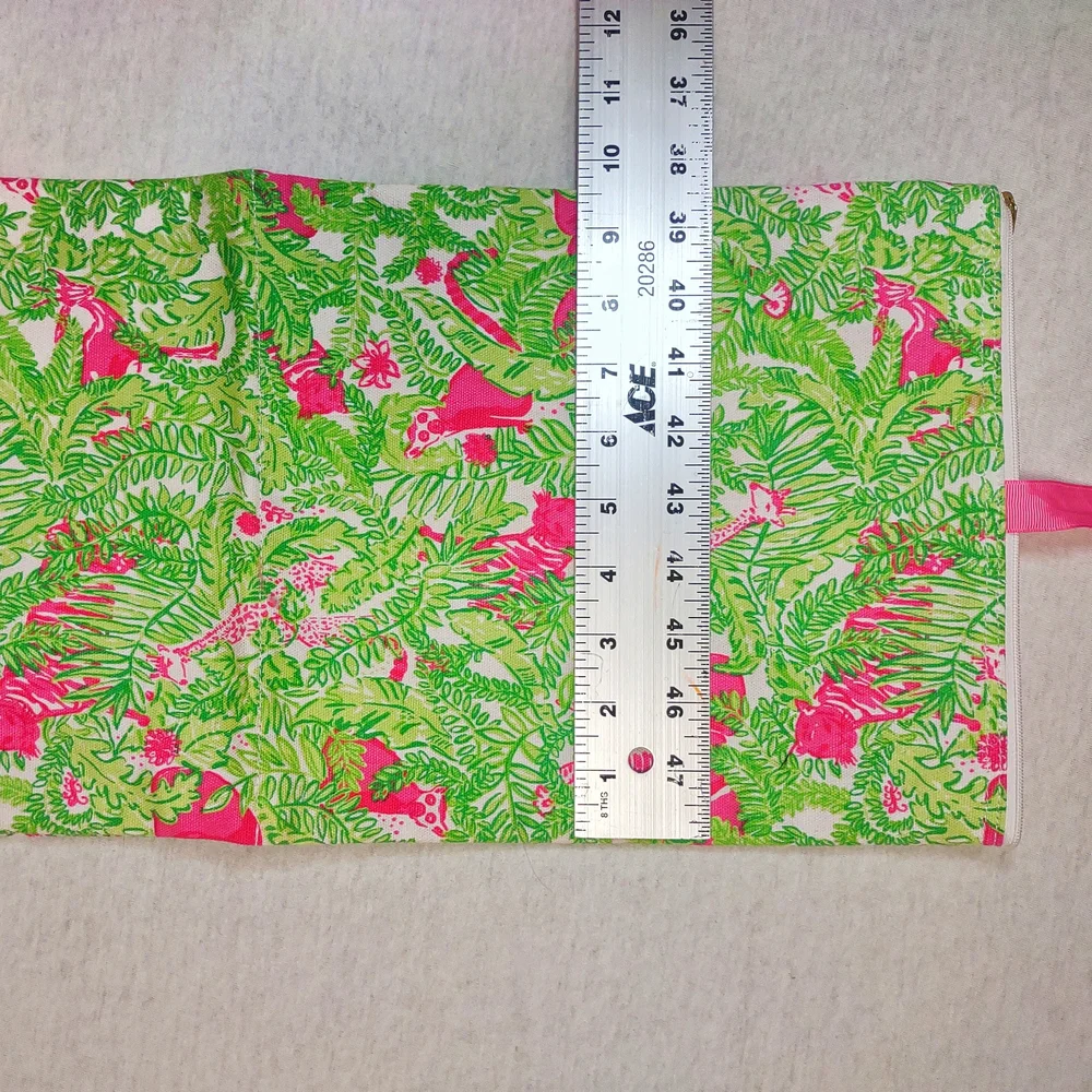 Lilly Pulitzer 'Wash Me Wear Me' Laundry Resort Travel Bag Safari Green & Pink